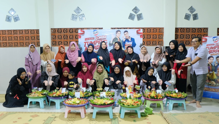 Meriah! Lomba Hias Tumpeng Warnai HUT RI ke-80 di PAC LDII Ledok